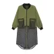 Stylish Split-Joint With Pocket Mesh Buttoned Stand Collar Long Sleeves Jacket Outwear