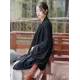 Casual Loose Batwing Sleeves Solid Color Outerwear