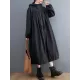 Casual Loose Solid Color Zipper Drawstring Long Sleeves Hooded Trench Coat