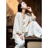 Soft Beige Ramie Cotton Blouse Outwear