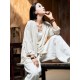 Soft Beige Ramie Cotton Blouse Outwear