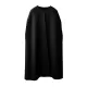 Simple Sleeveless Solid Color Round-Neck Cape Outerwear