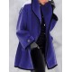 Buttoned Long Sleeves Stand Collar Outerwear Coats