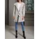 Buttoned Drawstring Elasticity Hooded Pockets Split-Back Waterproof Long Sleeves Loose High-Neck Trench Coats