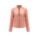 Buttoned Pockets Split-Joint Zipper Long Sleeves Plus Size Stand Collar Outerwear Jackets