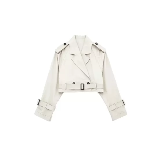 Split-Joint Long Sleeves Loose Lapel Jackets