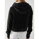 Buttoned Pockets Split-Joint Zipper Hooded Long Sleeves Hooded Outerwear