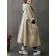 Original Solid Hooded Trench Coats