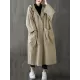 Original Solid Hooded Trench Coats