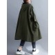 Loose Hooded Trench Long Coat