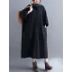 Loose Hooded Trench Long Coat