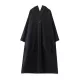 Loose Hooded Trench Long Coat