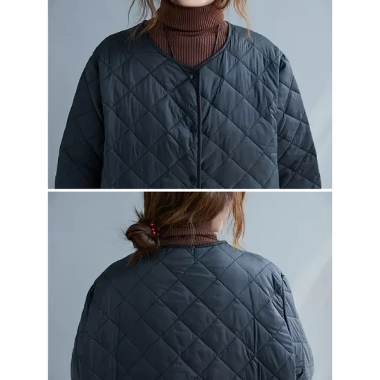 Original Solid Warm Thin Coat