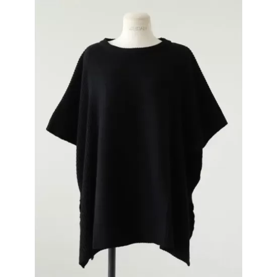 Casual Loose Split-Side Round-Neck Sweater Tops