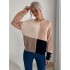 Casual Loose Patchwork Sweater Top