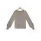 Casual Long Sleeves Solid Color V-Neck Sweater Tops