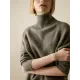 Warm Knitting High-neck Sweater