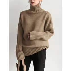 Simple Turtleneck Sweater