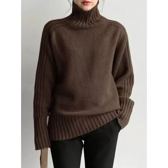 Simple Turtleneck Sweater