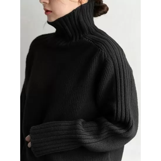 Simple Turtleneck Sweater