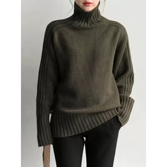 Simple Turtleneck Sweater