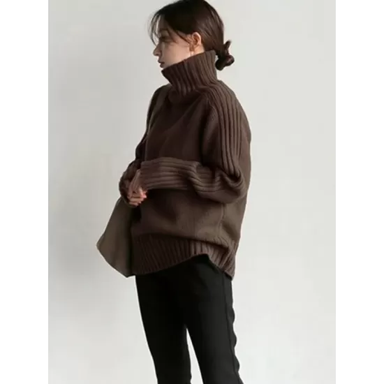 Simple Turtleneck Sweater