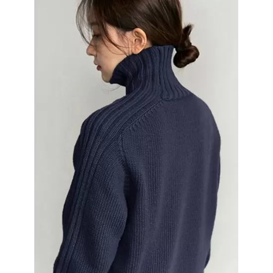 Simple Turtleneck Sweater