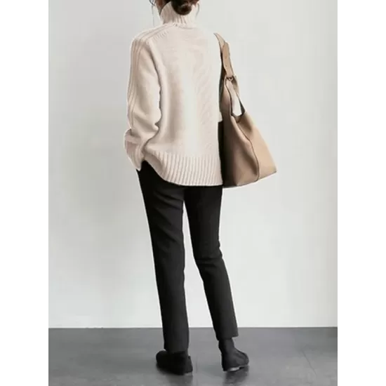 Simple Turtleneck Sweater