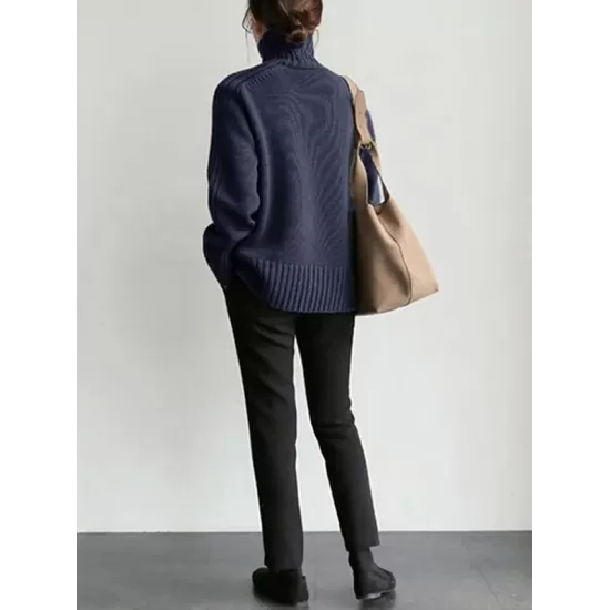 Simple Turtleneck Sweater