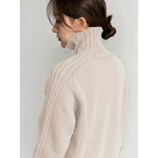 Simple Turtleneck Sweater