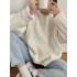 Original Casual Loose Round-Neck Long Sleeves Sweater Tops