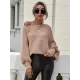 Casual Loose 6 Colors Off-The-Shoulder Long Sleeves Sweater Top