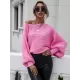 Casual Loose 6 Colors Off-The-Shoulder Long Sleeves Sweater Top