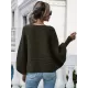 Casual Loose 6 Colors Off-The-Shoulder Long Sleeves Sweater Top