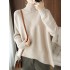 Original Irregular 7 Colors High-Neck Long Sleeves Sweater Top