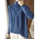 Original Irregular 7 Colors High-Neck Long Sleeves Sweater Top