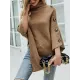 Casual 7 Colors High-Neck Sweater Cape