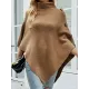 Casual 7 Colors High-Neck Sweater Cape