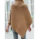 Casual 7 Colors High-Neck Sweater Cape