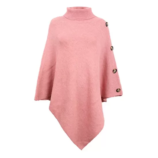 Casual 7 Colors High-Neck Sweater Cape