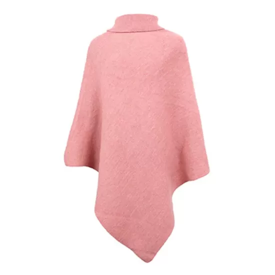 Casual 7 Colors High-Neck Sweater Cape