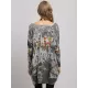 Urban Colorful Knitting Printed Long Sleeves Sweater