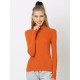 10 Colors Simple Knitting Solid Color High-Neck Pullover