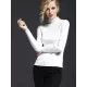 7 Colors Simple Knitting Solid Color High-Neck Sweater