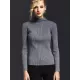 7 Colors Simple Knitting Solid Color High-Neck Sweater