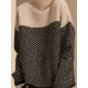 Casual Loose High-Neck Sweater Tops