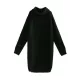 Loose Solid Knitting High-neck Long Sweater