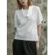 Solid Color Loose Short Sleeves T-Shirts Tops