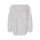 Simple Loose Long Sleeves Solid Color Round-Neck T-Shirts Tops