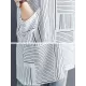 Striped Loose Short Sleeves Round-Neck T-Shirts